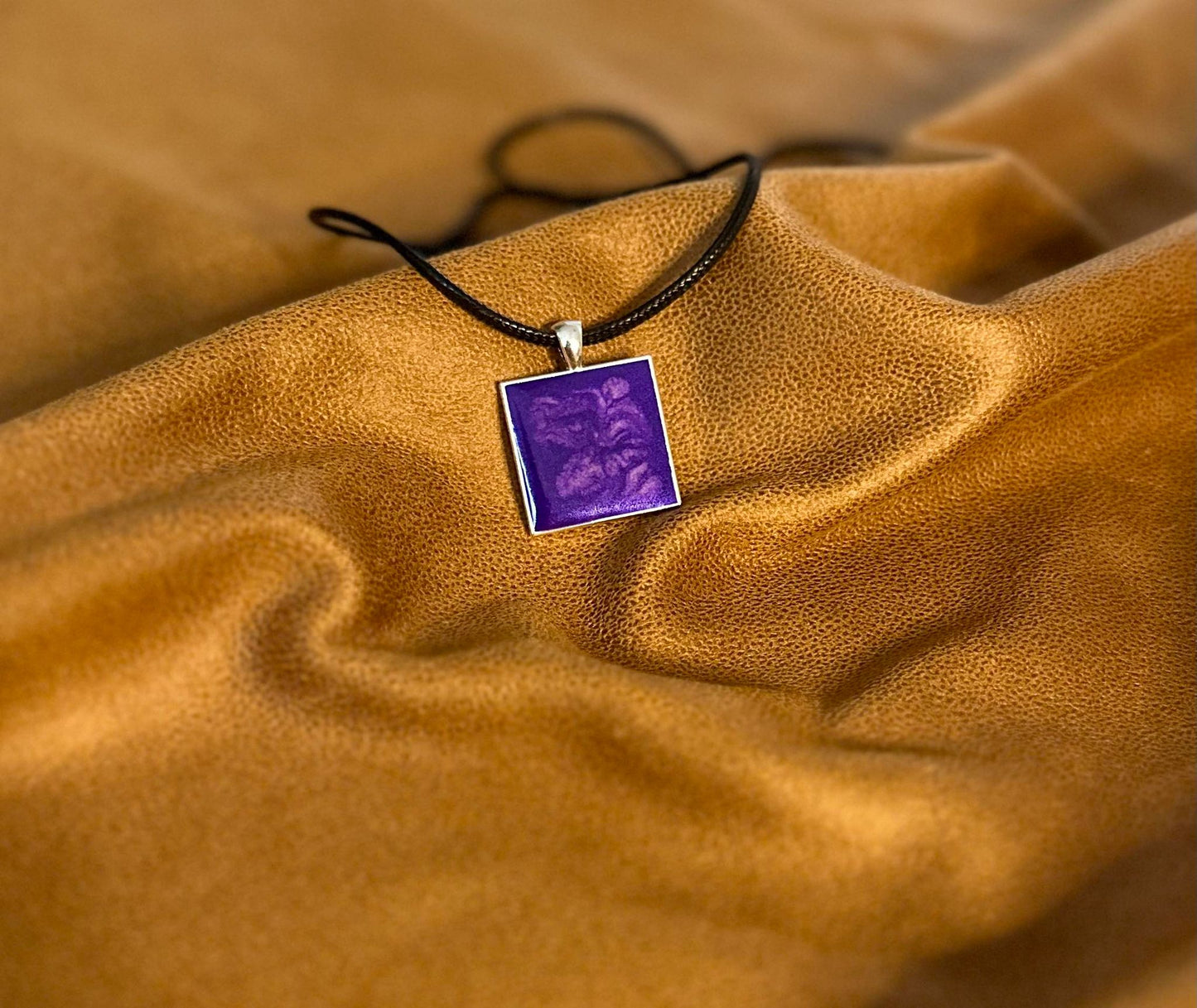 Nightshade Square Pendant (Silver)