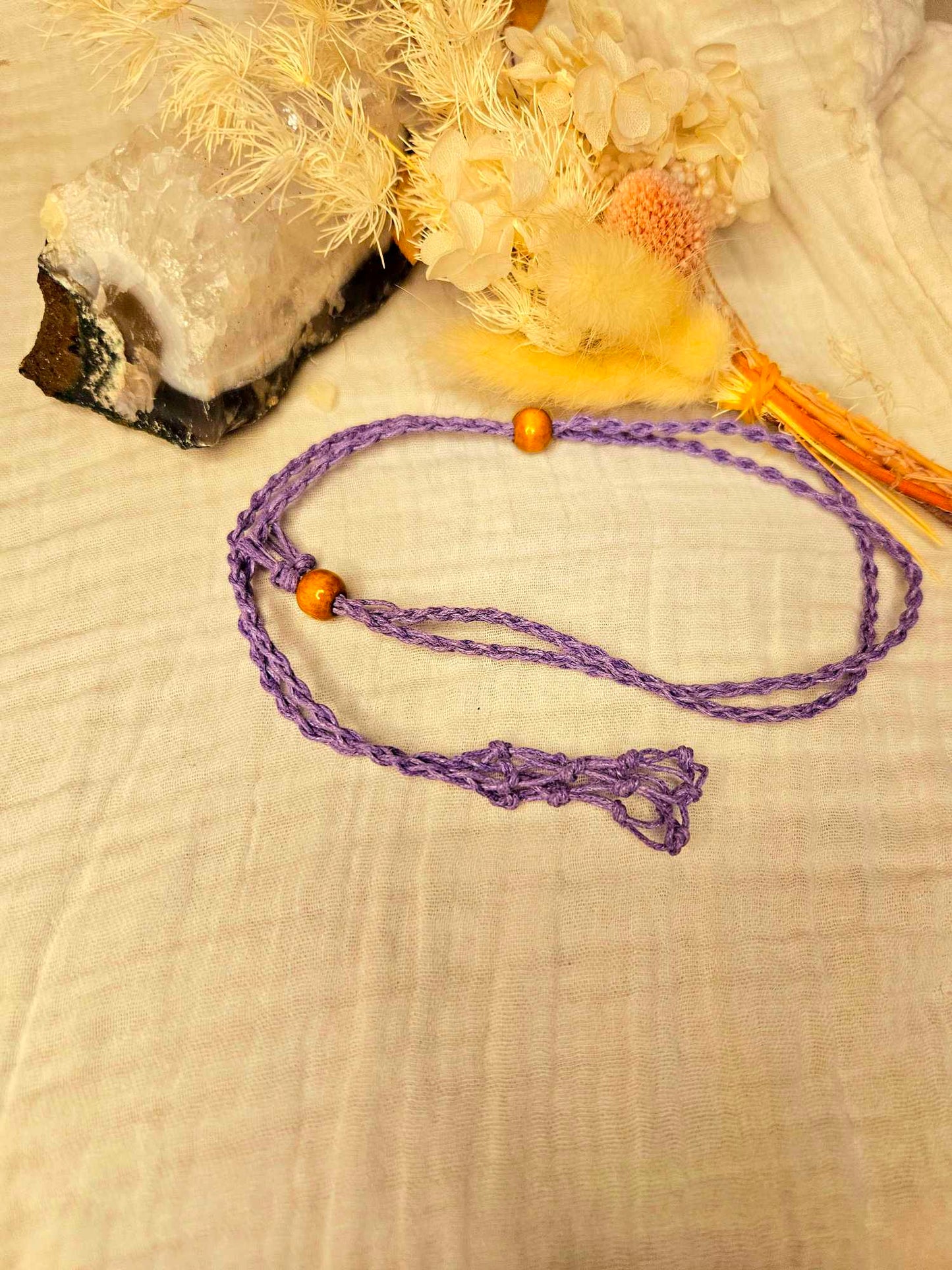 Macrame Crystal Keeper