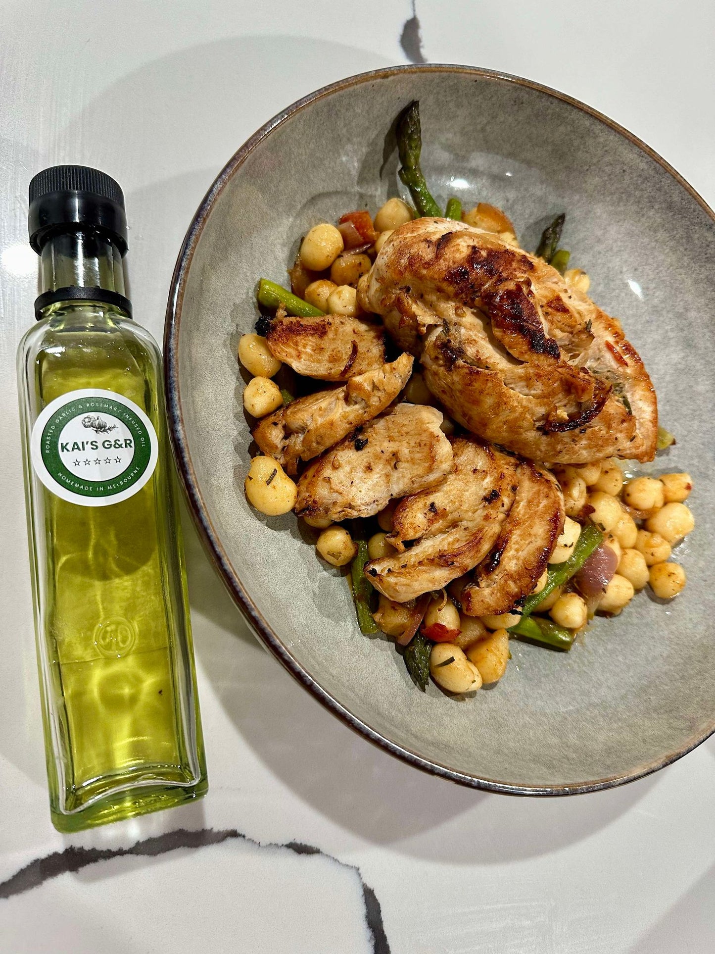 Kai's G&R - Roasted Garlic & Rosemary Infused Oil