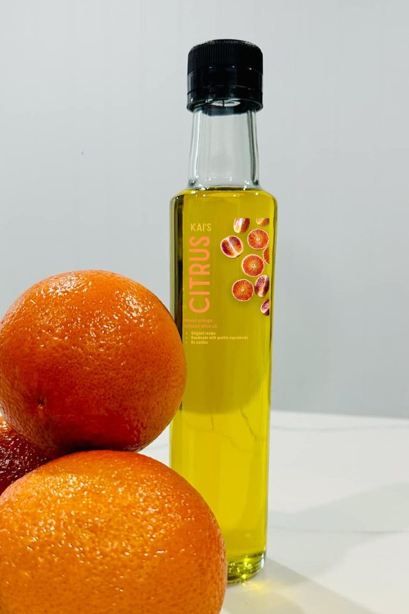 Kai's CITRUS - Blood Orange Infused Olive Oil