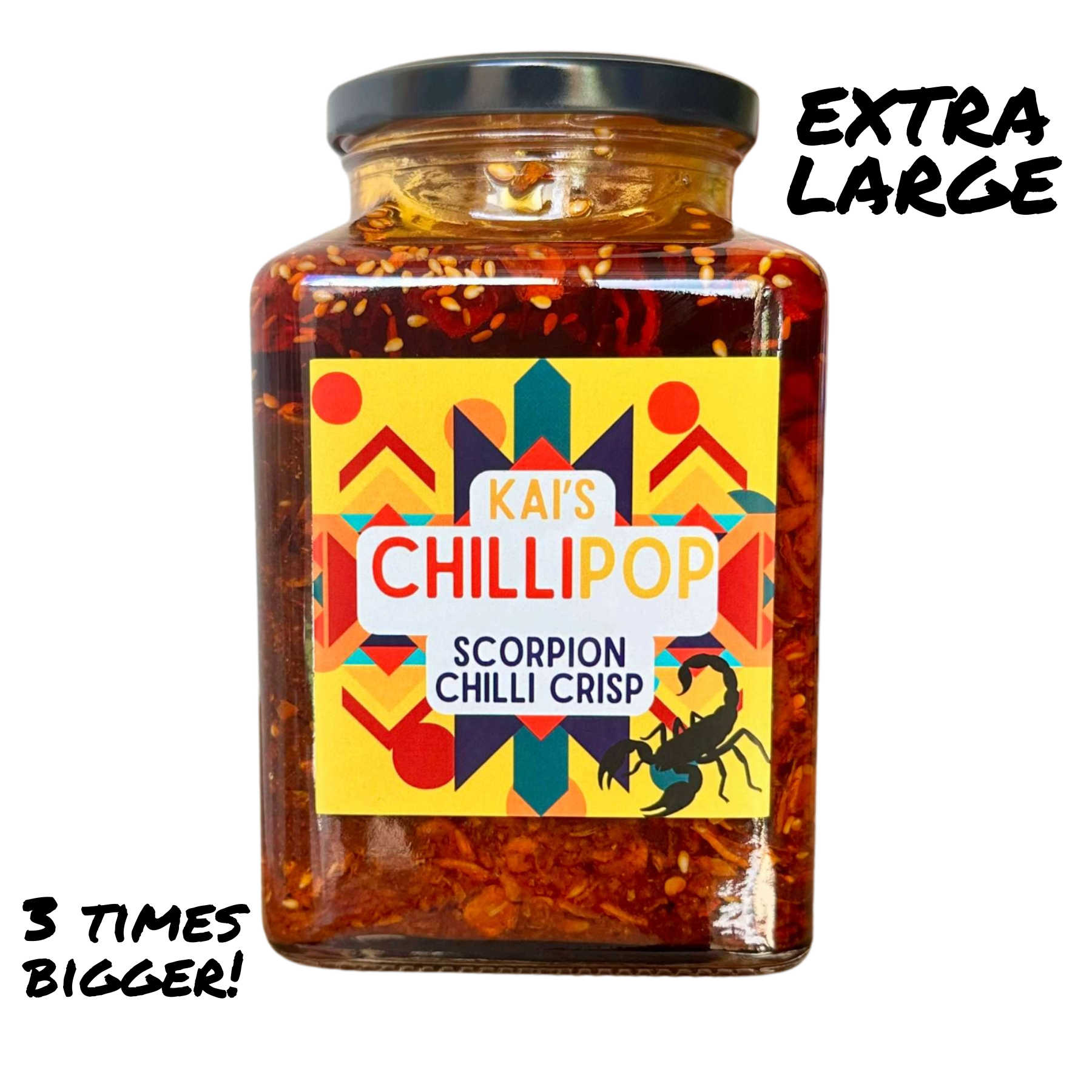 ChilliPop Scorpion Extra Large - Chilli Crisp (Hot)