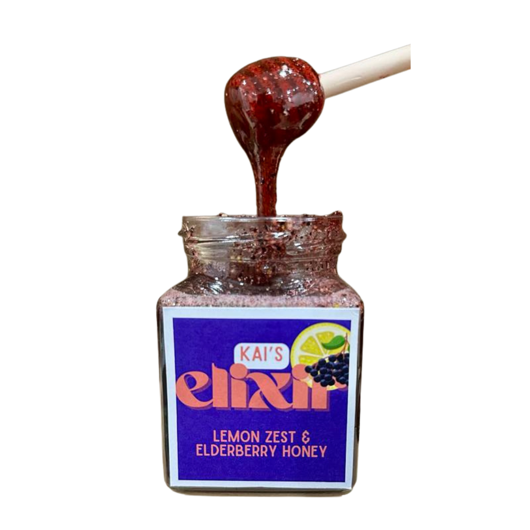 Elixir - Lemon Zest & Elderberry Honey