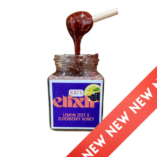 Elixir - Lemon Zest & Elderberry Honey