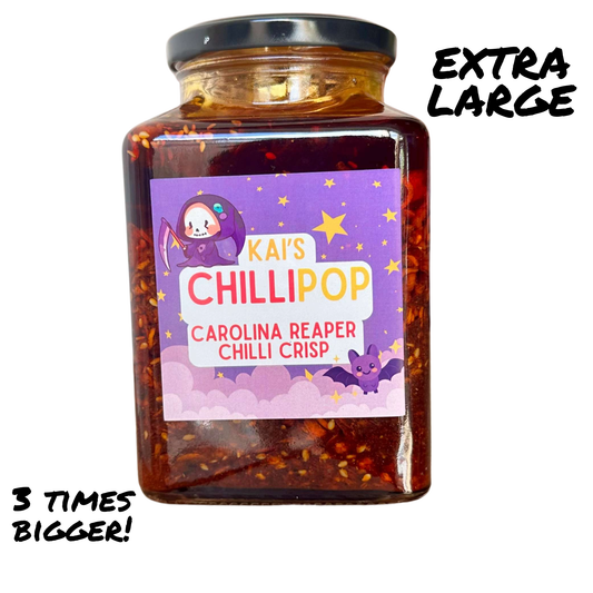 ChilliPop Carolina Reaper Extra Large - Chilli Crisp (Extra Hot)